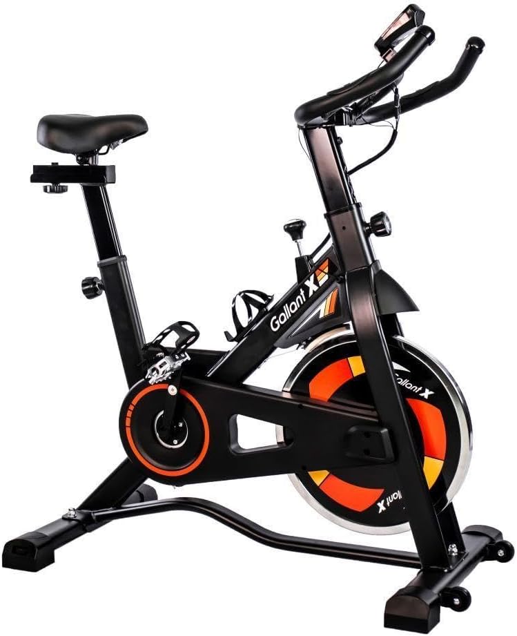 Bicicleta Ergométrica Gallant Elite X Spinning Roda de Inercia 8kg até 110kg Mecânica