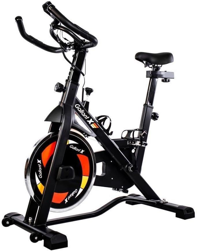 Bicicleta Ergométrica Gallant Elite X Spinning Roda de Inercia 8kg até 110kg Mecânica